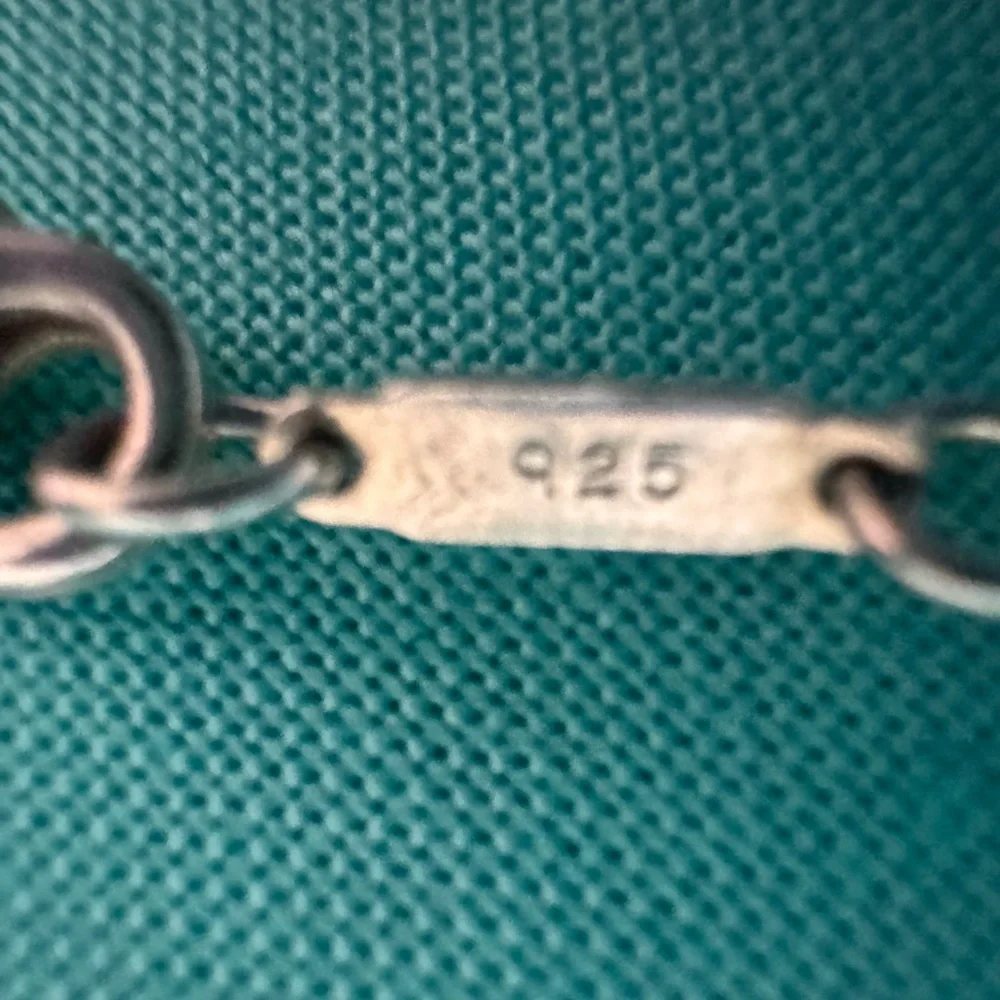 Tiffany & Co. .925 Sterling Silver Atlas Roman Numeral Pendant/Necklace